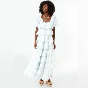 Innika
Choo Puff Sleeve Frill Tiered Maxi Dress